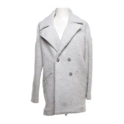 Erwt jas (Wit) van Mango Casual Polyester, Wol, Katoen