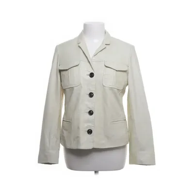 Leren blazer (Beige) van Zadig & Voltaire Katoen, Leer