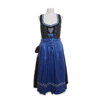 Dirndl (Black, Blue) from Lekra Cotton, Polyester
