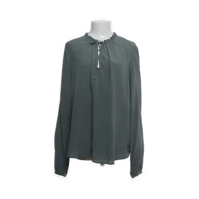 Knytblus (Grön) från H&M Modern Classic Silke