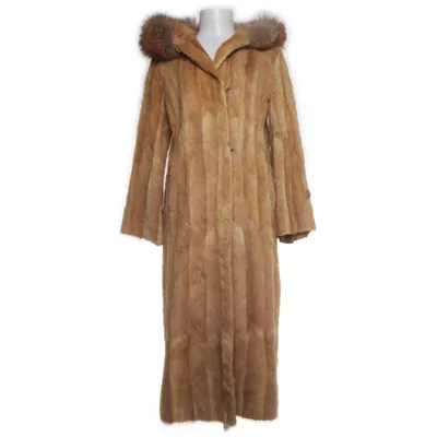 Manteau en fourrure (Beige)