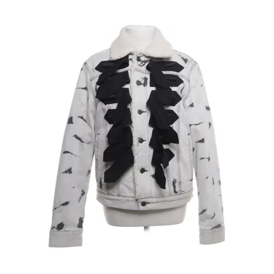 Fodrad jeansjacka (Grå, Flerfärgad) från Giambattista Valli x H&M Bomull, Polyester, Akryl
