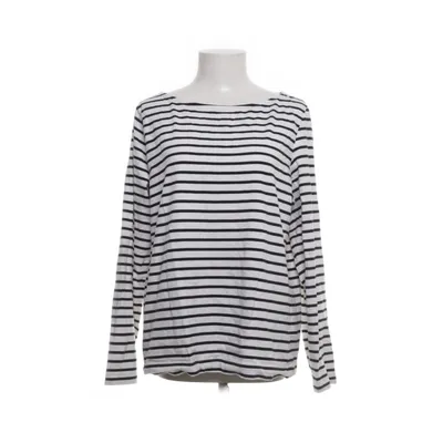 Lange mouwen shirt (Wit, Zwart) van H&M Basic Katoen