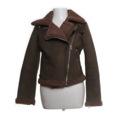 Shearling jas (Bruin, Groen) van Zara Basic
