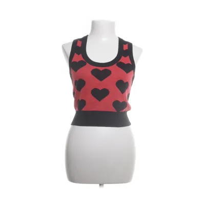 Crop top (Black, Red) from Lazy Oaf Acrylic, Cotton