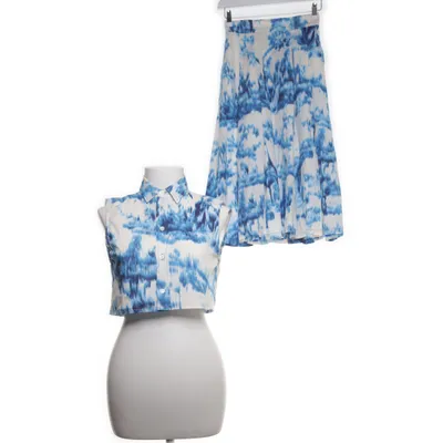 Set (Wit, Blauw) van Zara Katoen
