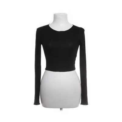 Crop Top (Schwarz) von Zara Viskose, Elasthan