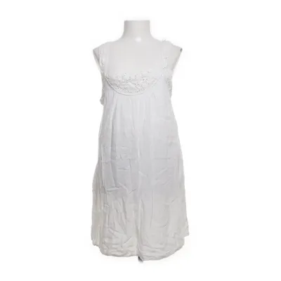 Dress (White) from Zara Trafaluc Collection Cotton, Viscose