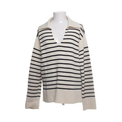 Trui (Beige, Blauw) van Arket Katoen, Wol