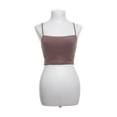 Crop top (Bruin) van Stronger Katoen, Polyester