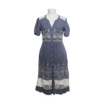 Dress (Blue) from Anthropologie Cotton, Viscose