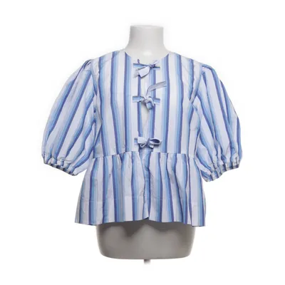 Top (Wit, Blauw) van Ganni Organisch katoen