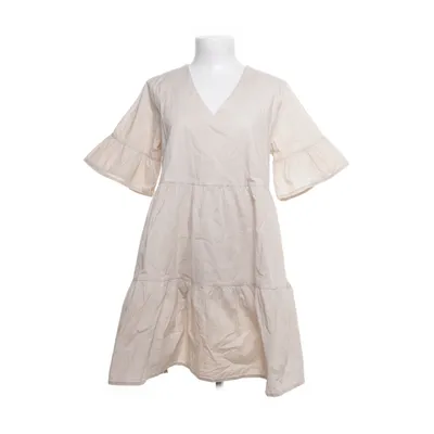 Kleid (Beige) von Fashiondiaries Baumwolle, Elasthan