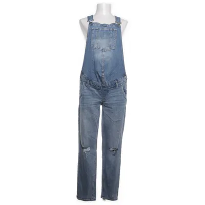 Tuinbroek (Blauw) van H&M Mama Katoen, Polyester, Elastaan