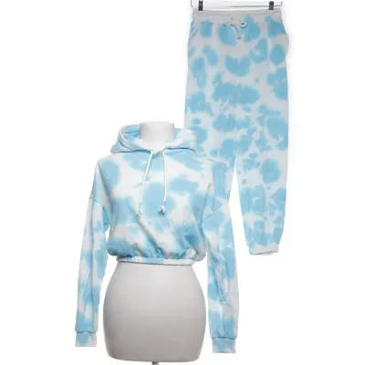 Loungewear (Blå, Hvid) fra FB Sister Bomuld, Polyester