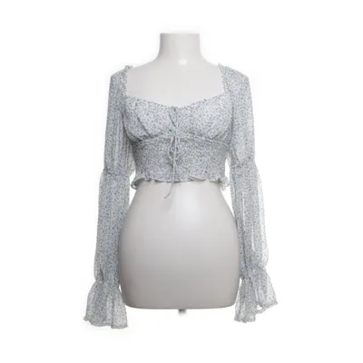 Crop top (White, Multicolored) from Love Triangle Polyester