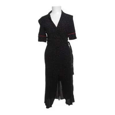 Omlottklänning (Svart, Röd) från Ganni Viskos