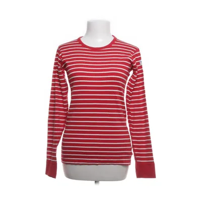 Långärmad t-shirt (Röd, Vit) från Polarn O. Pyret Ekologisk bomull