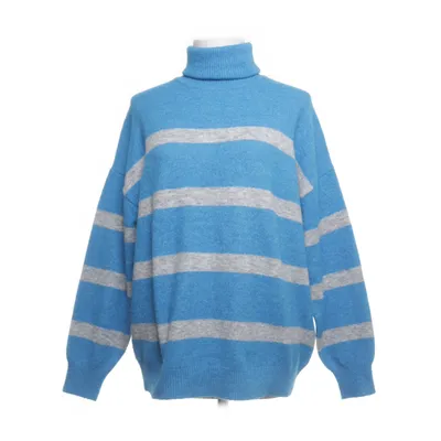 Turtleneck (Blue, Gray) from Sora Acrylic, Elastane, Polyester, Wool