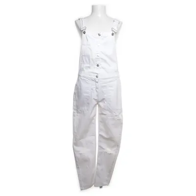 Dungarees (White) from Zara Basic Z1975 Denim Cotton