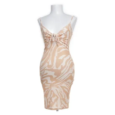 Kleid (Gelb, Mehrfarbig) von H&M Polyester, Elasthan