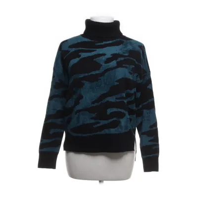 Turtleneck (Blå, Sort) fra Karen Millen Polyamid, Uld, Viscose