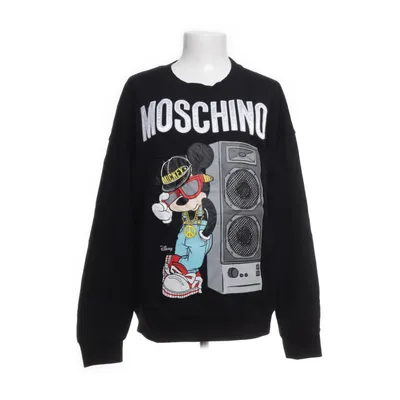 Sweatshirt (Zwart, Meerkleurig) van H&M x Moschino Katoen