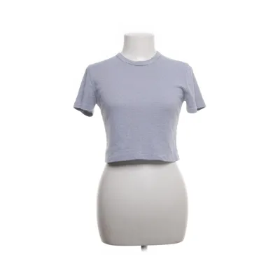Crop top (Blauw, Wit) van Brandy Melville Katoen