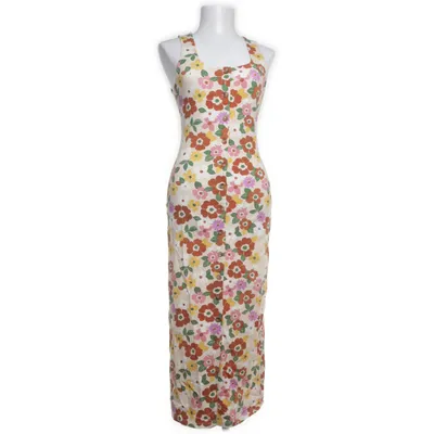 Långklänning (Beige, Flerfärgad) från Sézane Bomull, Elastan