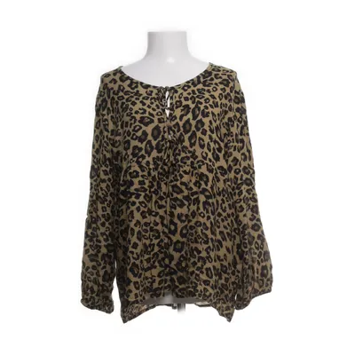 Blouse (Beige, Zwart, Meerkleurig) van Bindi Katoen