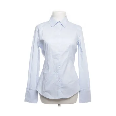 Shirt (Blauw) van Zara Katoen, Polyamide, Elastaan