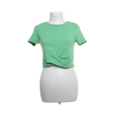 Crop top (Groen) van Zara Katoen, Elastaan