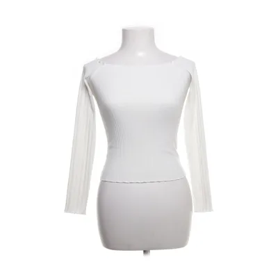 Top (White) from Bershka Polyester, Elastane