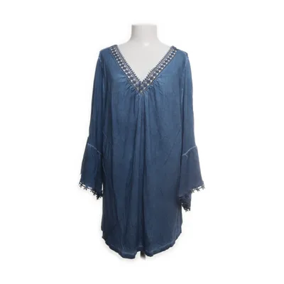 Blus (Blå) från Ulla Popken Elastan, Viskos