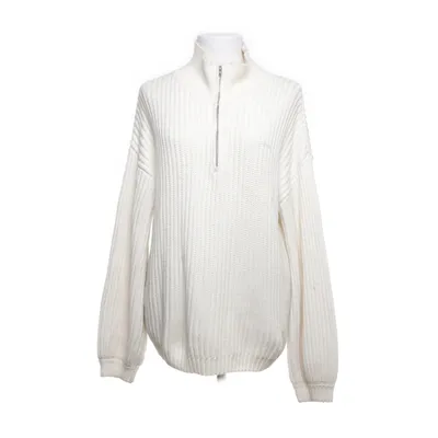 Rollkragenpullover (Weiß) von NA-KD Acryl, Baumwolle