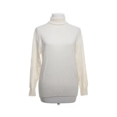 Polotröja (Vit) Angora, Kashmir, Nylon, Silke, Ull, Viskos