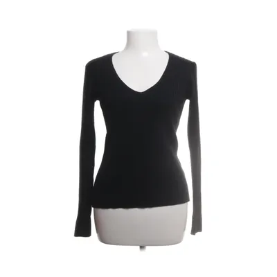 Sweater (Sort) fra William de Faye Elastan, Kashmir, Viscose