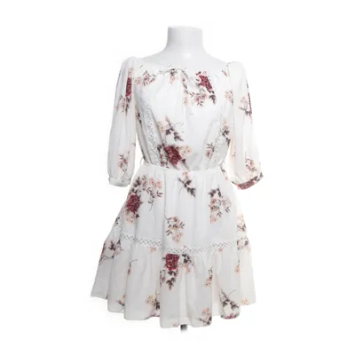 Dress (White, Multicolored) from Parisian Collection Polyester, Elastane