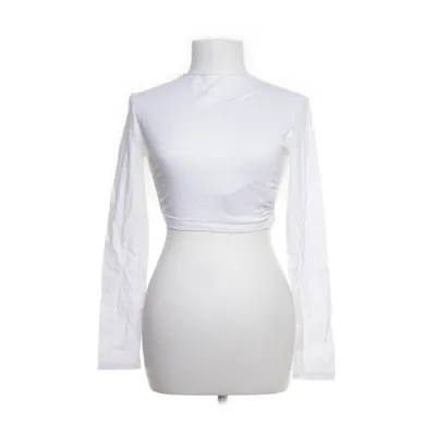 Crop top (Wit) Katoen, Polyester
