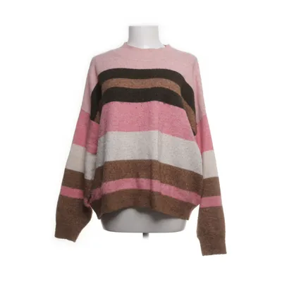 Sweater (Pink, Multicolored) from H&M Polyester, Acrylic, Wool, Elastane