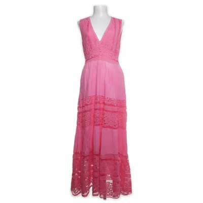 Maxikleid (Pink) Baumwolle, Viskose