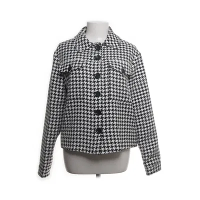 Jakke (Hvid, Sort) fra Alba Moda Uld
