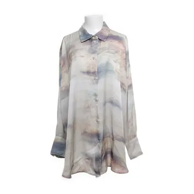 Blouse (Meerkleurig, Wit) van H&M Modern Classic Polyester
