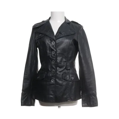 Läderjacka (Svart) från Gipsy Bomull, Polyester, Skinn