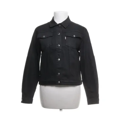 Jeansjacka (Svart) från Maison Kitsune Bomull, Elastan