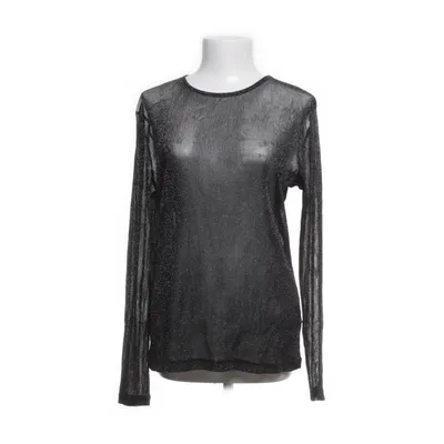 Topp (Svart, Silverfärgad) från KappAhl Metallfiber, Polyamid