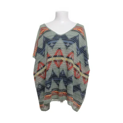 Poncho (Groen, Meerkleurig) van Denim & Supply Ralph Lauren Katoen, Konijnenbont, Nylon, Viscose