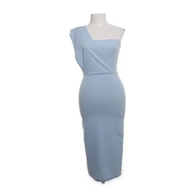 Jurk (Turquoise) van PrettyLittleThing Elastaan, Polyester