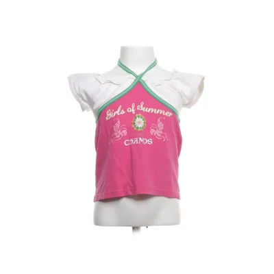 Halternecktopp (Rosa, Flerfärgad) från Girls Bomull