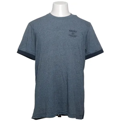 T-shirt (Blå, Grå) fra Rascals' Bomuld, Polyester